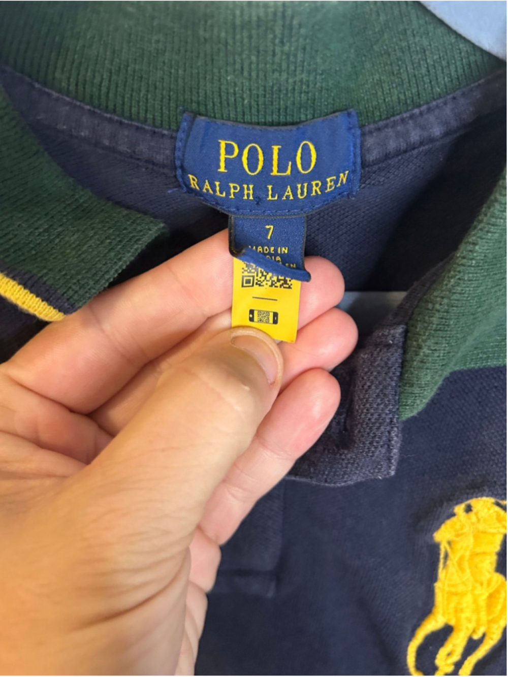 Polo Ralph Lauren Large Pony Classic Colour Block Polo 7 - Picture 2 of 3